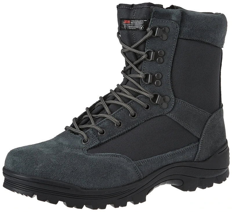 Mil-Tec Men's Tactical Hiking Boots, gray, 8 UK