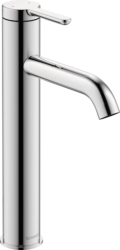 Duravit C.1 Bathroom Sink Mixer Tap Size L (Spout Height 173mm) Chrome with Ceramic Cartridge