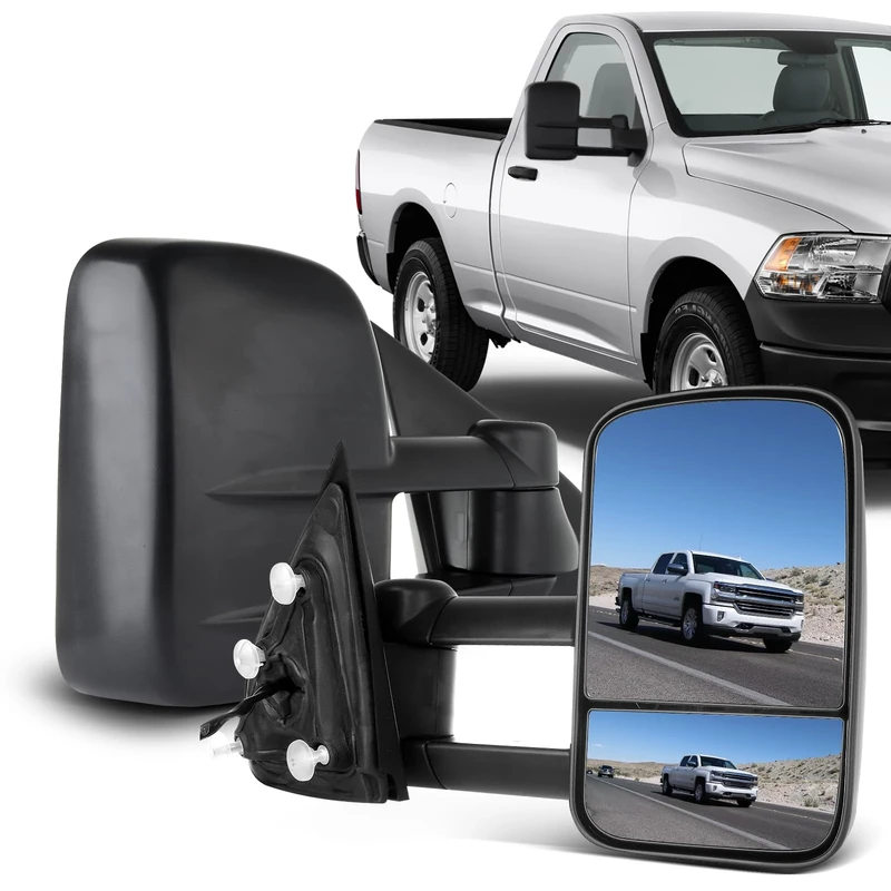 ECCPP Towing Mirrors For 2014-2016 Chevy/GMC Silverado/Sierra 1500 2015-16 2500 HD/3500 HD Power Heated Mirrors