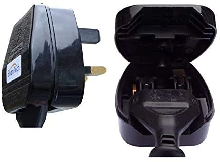 ShaniTech Europe Euro to UK 3 Pin Converter Plug Adapter - Not designed for 15.88mm plugs