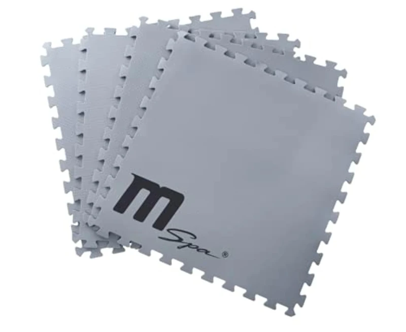MSPA Hot Tub Spa Heat Protection Mat 9-Piece Can be Used Universal 177 x 177 cm - Image 1