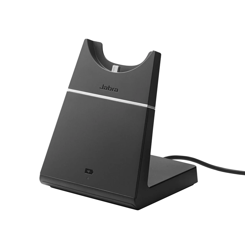 Jabra Evolve 75 Charging Stand - Fast Wireless Desk Charger for Evolve 75 Headset - Ideal for Call Centres and Workspaces - Black