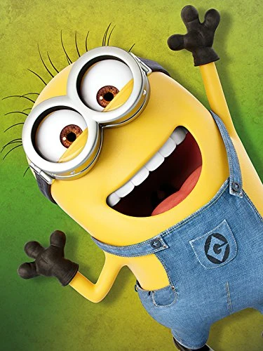 Despicable Me 3 Crazy Minion 60 x 80cm Canvas Print, Multicoloured