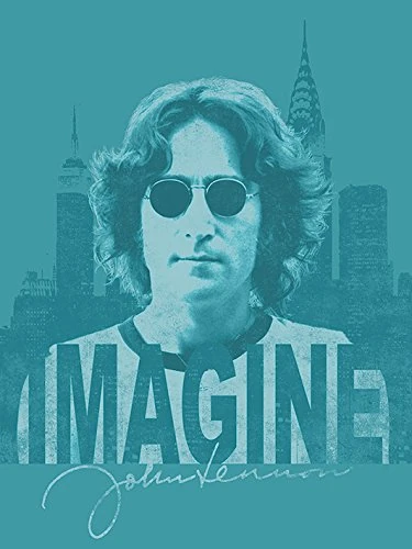 John Lennon Imagine NYC 60 x 80cm Canvas Print, Cotton Blend, Multi-Colour, 60 x 80 cm