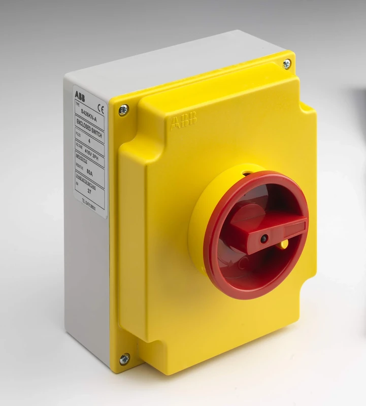 ABB S47K5N-A Double Insulated Load Break Switch 25A AC22, Polycarbonate