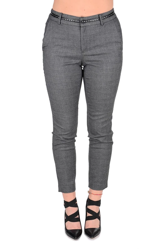 Guess Women's Costanza Trouser, Grey (Grey Prince of Wales), 44 (Size: 30) - Image 1