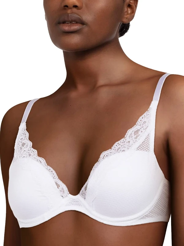 Passionata Women's Tief ausgeschnittener T-Shirt-BH Brooklyn T-Shirt Bra, Champagner, 65F