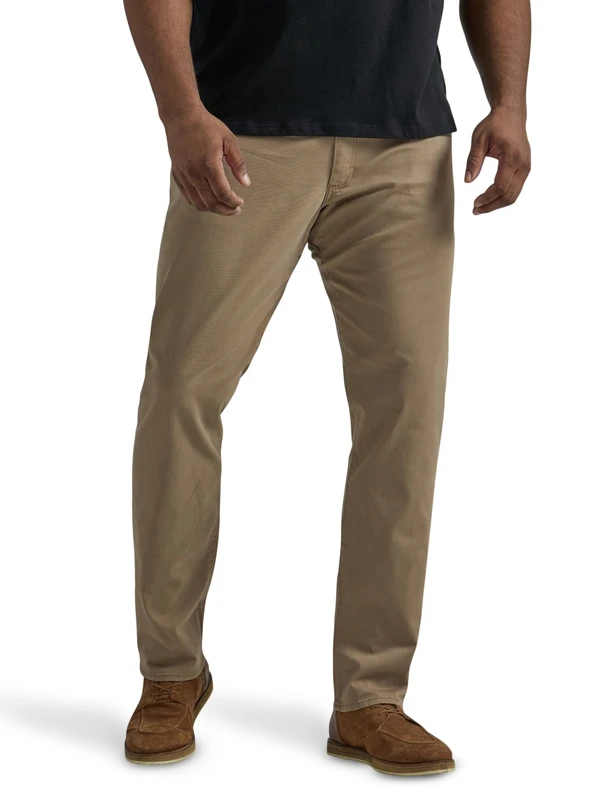 Lee Men's Big & Tall Legendary Regular Straight Jean, Cougar, 58W x 32L