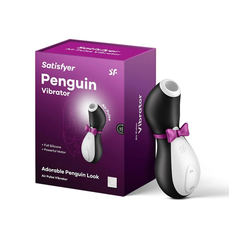 Satisfyer Pro Penguin Next Generation | Clitoris Sucker with 11 Vibration Modes | Lay-on Vibrator with Battery | Waterproof (IPX7) | Pressure Wave Vibrator | Sex Toy Gift for Adult Women