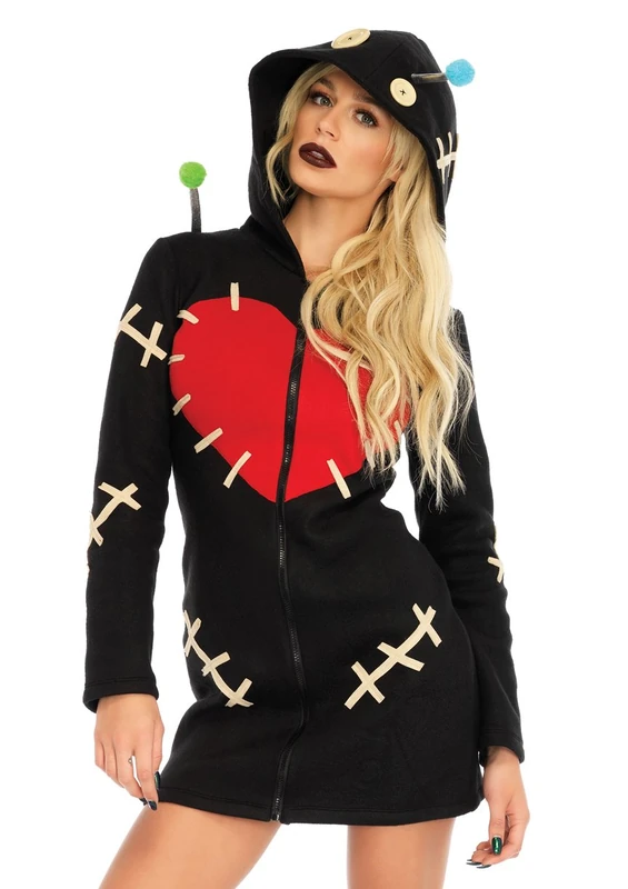 Leg Avenue 86669 - Cozy Voodoo Doll, Medium (Black) - Image 1