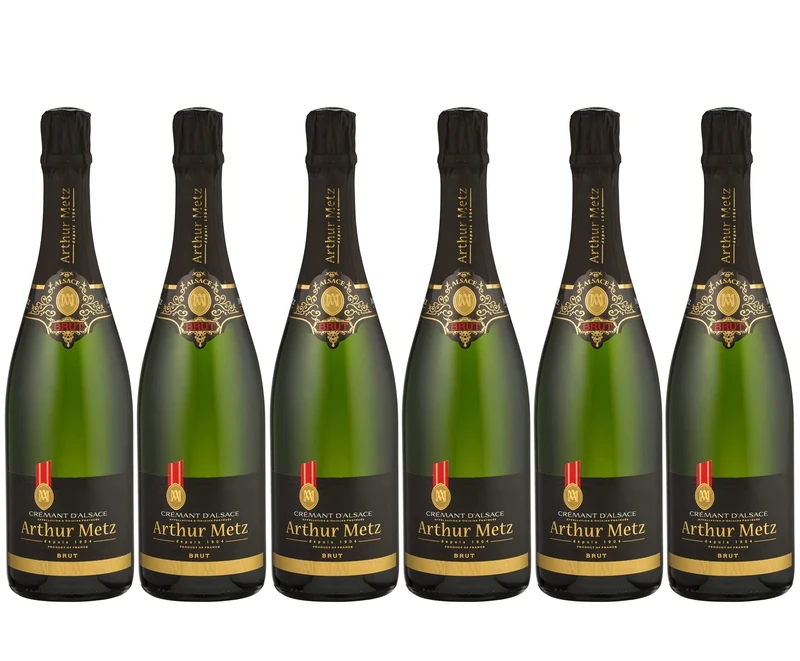 Arthur Metz - Crémant d'Alsace - Dry - Sparkling Wine - 6 x 75 cl