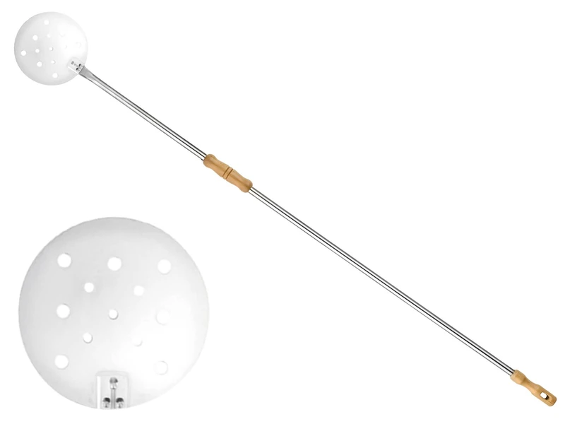 Lilly Codroipo 3641520 Perforated Baking Shovel with Corsoio, Steel, 20 cm, Stainless Steel, Multi-Coloured