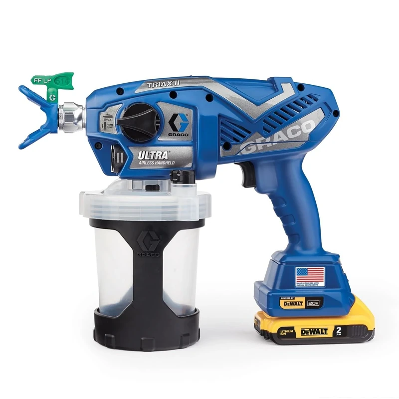 Graco Cordless Airless Handheld Sprayer 17M363 - DEWALT XR Battery
