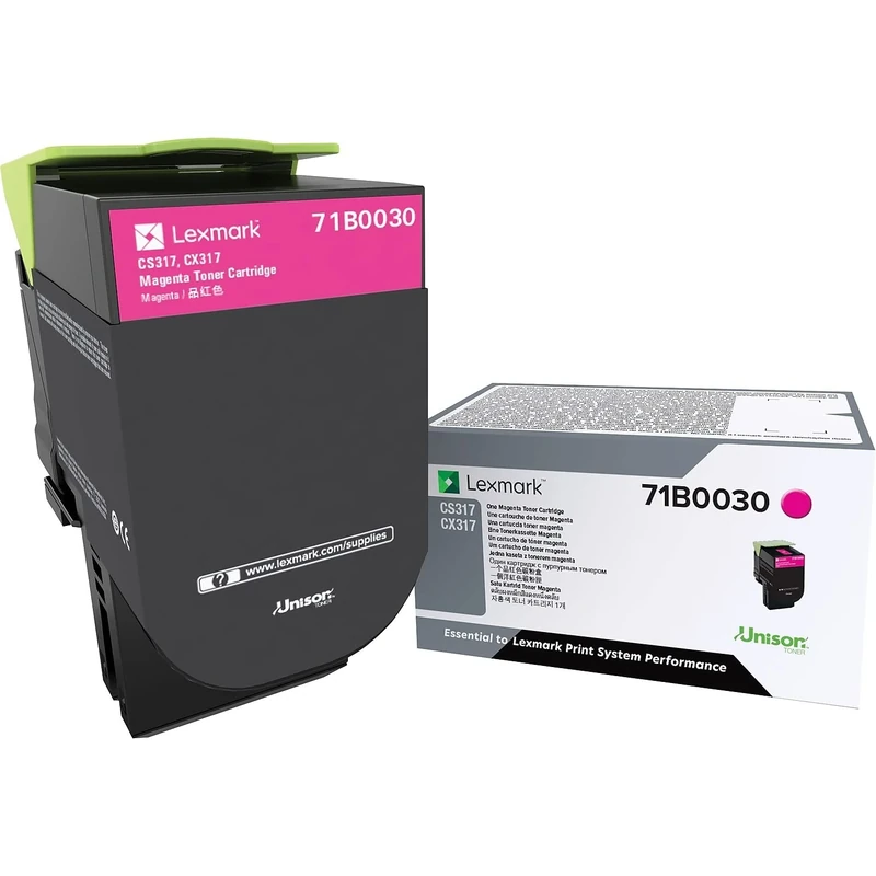 Lexmark 71B0030 CS317dn CS417dn CS517de CX317dn CX417de CX517de Magenta Cartridge Toner