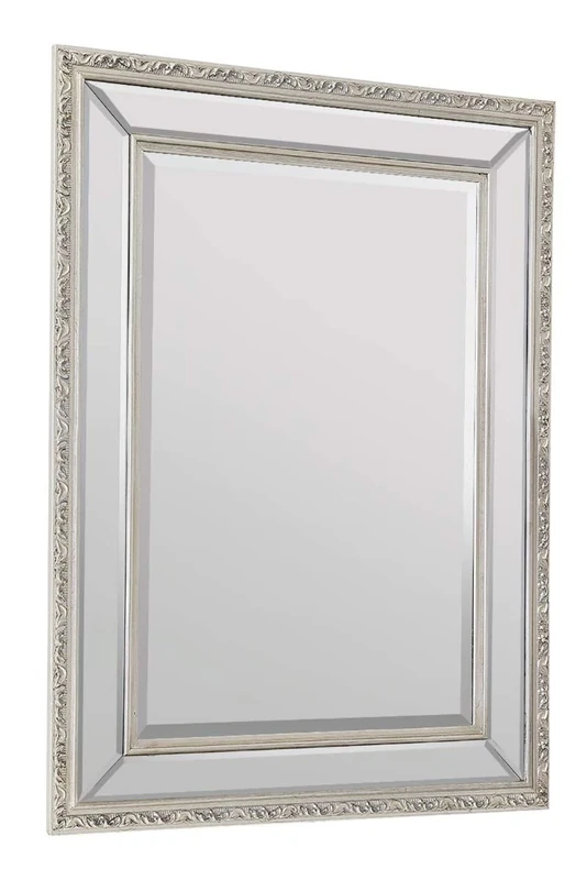 Large Ornate Decorative Bevelled Glass wall Mirror 100cm x74cm