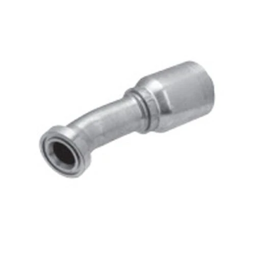 Gates Fluid Power 7347-06444-5 Hose Fitting 12GS12FLC30-022 3/4In Bore To 3/4In Global Spiral Caterpillar, 30 Degrees Elbow