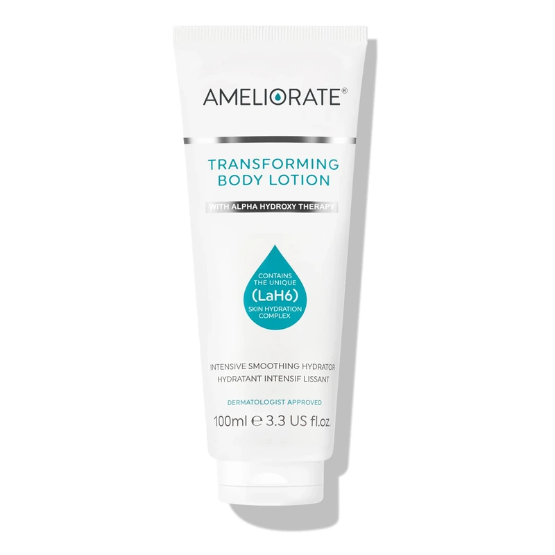 AMELIORATE Transforming Body Lotion 100ml - Hydrating Exfoliator - Image 1