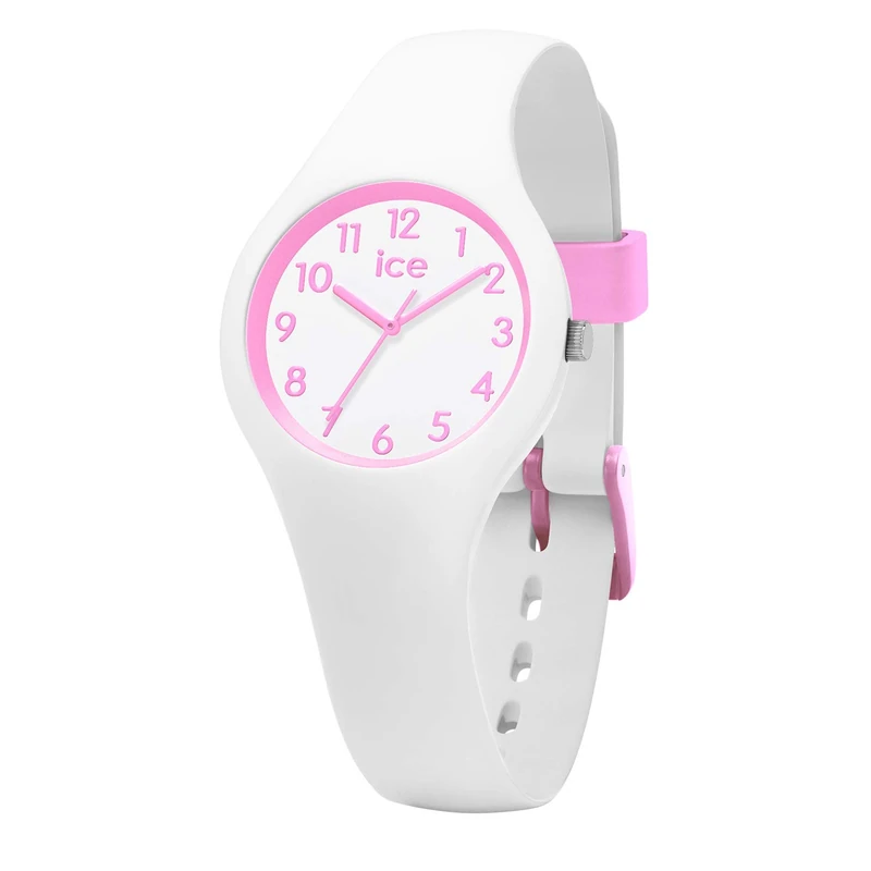 ICE-WATCH - ICE ola kids Candy white - Girl's wristwatch with silicon strap - 014426 (Small)