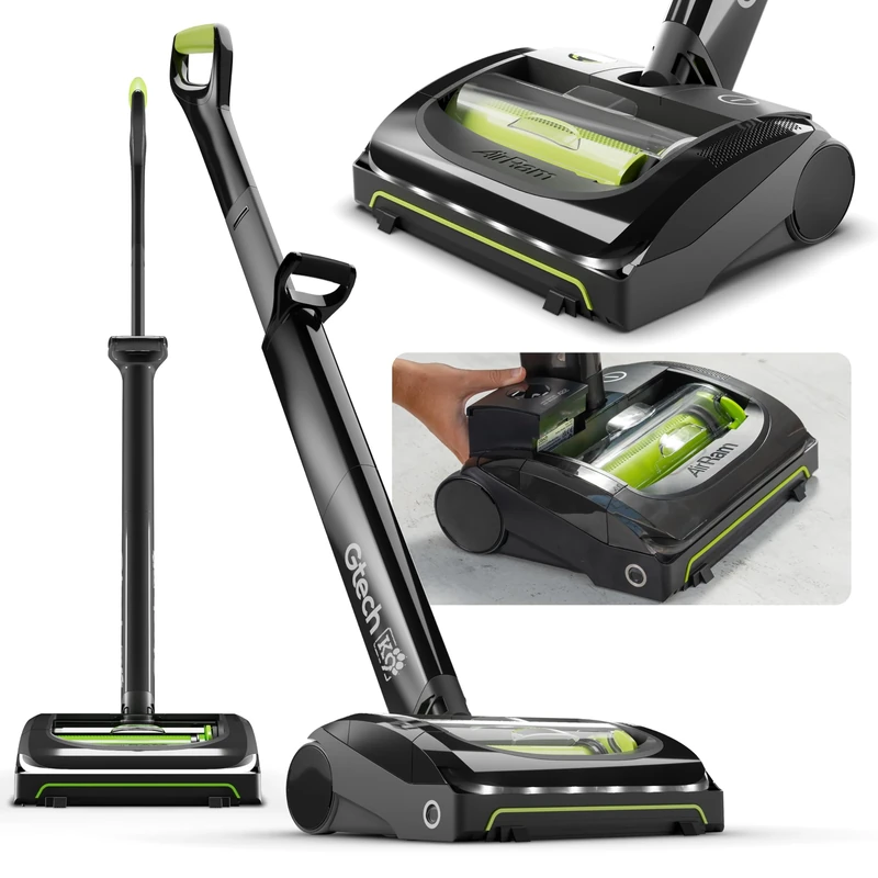 Gtech AirRAM MK2 K9 | Lightweight Cordless Vacuum Cleaner | Reinforced with Aluminium | 22V Li-ion Battery 40 Mins Runtime