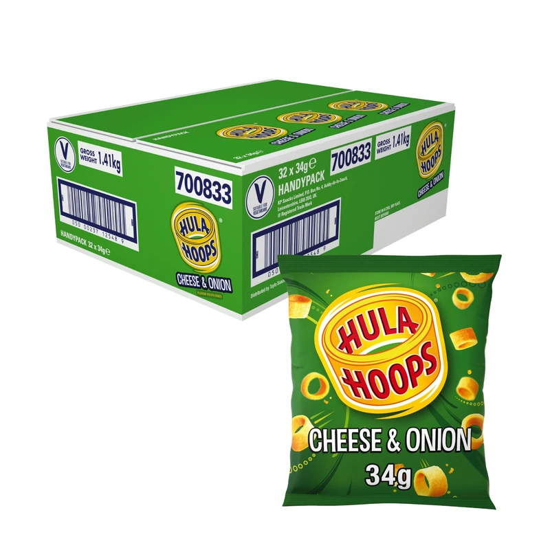 Hula Hoops Chse&On 34g Case of 32 - Image 1