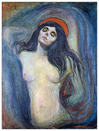 ArtPlaza Munch Edvard-Madonna II Decorative Panel, Wood, Multi-Colour, 60 x 1.8 x 80 cm