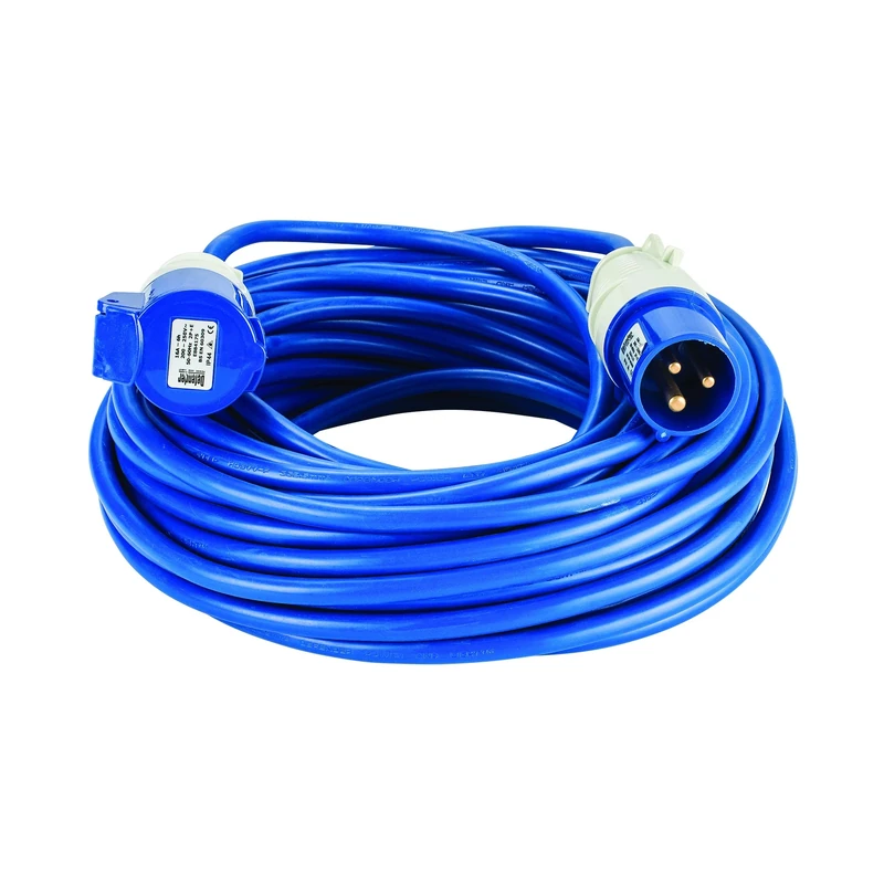 Defender Arctic Extension Lead Blue 2.5mm2 16A 25m 230V (E85234)