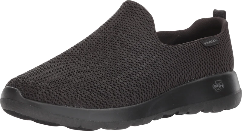 Skechers Men's Go Max-Athletic Air Mesh Slip on Walking Shoe, Black, 12 UK