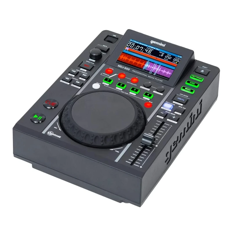 Gemini MDJ-500 CD MP3 Player with USB Slot and LCD Display - Image 1
