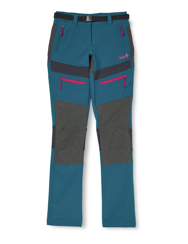 Izas Women Rhune Strecht Pants - Dark Aqua/Smoke/Fuxia, 2X-Large