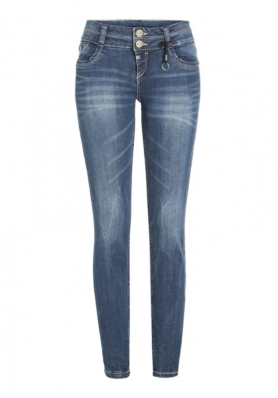 Timezone Women's Enyatz Slim Jeans, Blue (Blue Royal Wash 3065), 30W x 34L