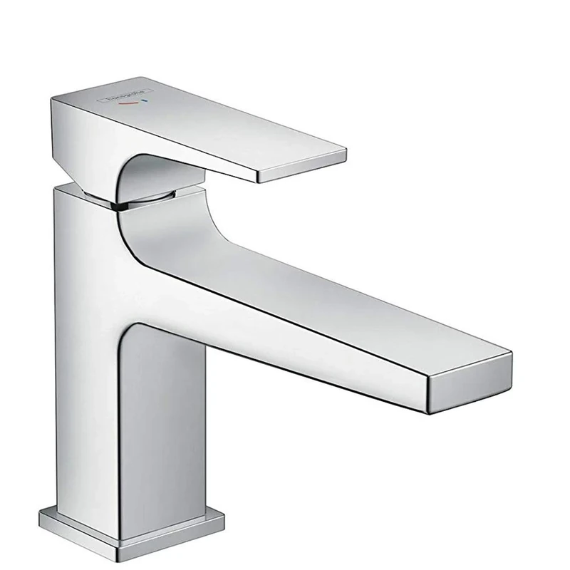 hansgrohe Metropol Basin Tap 100 CoolStart with Lever Handle, Push-Open waste, chrome