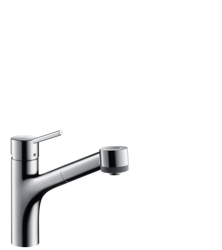 hansgrohe M5216-H170 Kitchen Tap, Pull-Out Spray, Hose Box, 150° Swivel Range, chrome