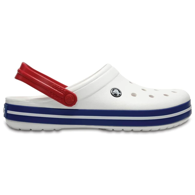 Crocs Crocband, Unisex Adults Clogs, White (White/Blue Jean), 3 (36/37 EU)