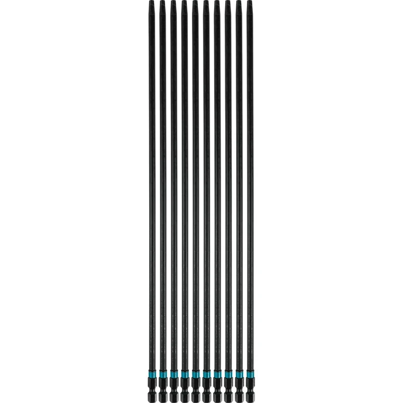 Makita A-99269 Impactx #2 Square Recess 12″ Power Bit, 10 Pack, Bulk