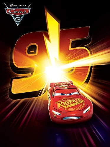 Cars 3 95 60 x 80cm Canvas Print, Cotton Blend, Multi-Colour, 60 x 80 x 3.2 cm