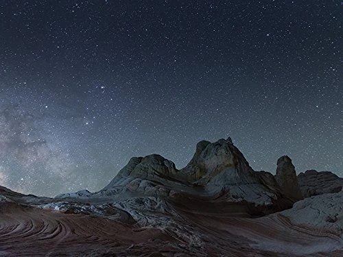 The Art Group "The Milky Way over White Pocket, Arizona David Clapp Canvas Print, Multi-Colour, 60 x 80 x 1.3 cm