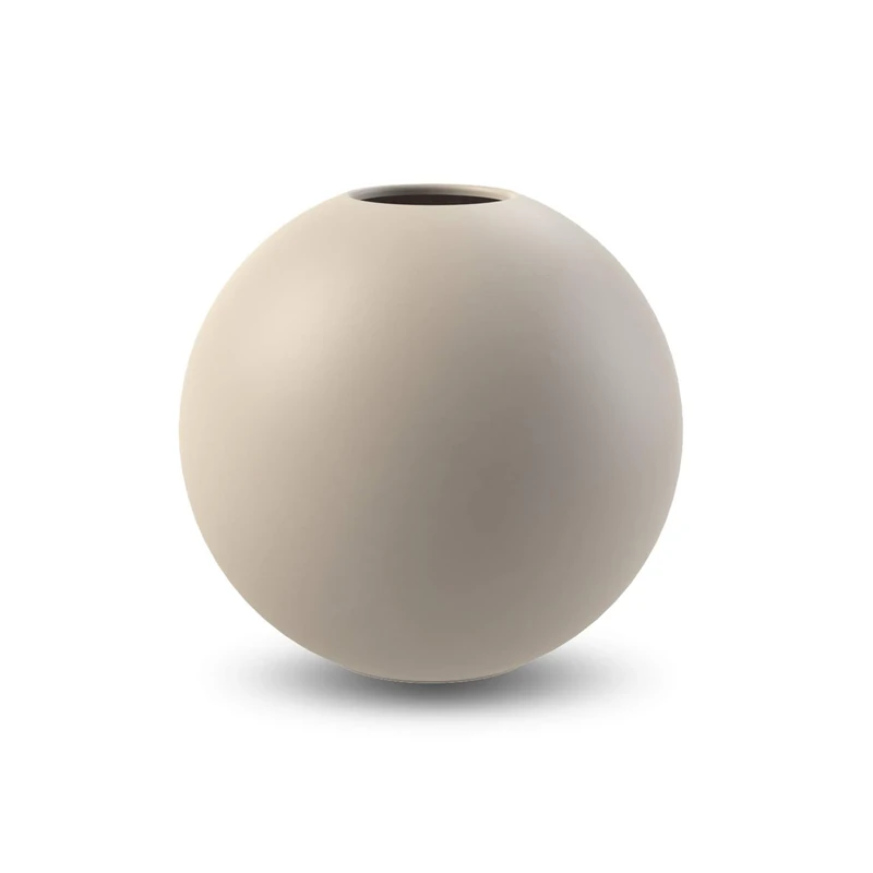 Cooee Design 30 cm Ceramic Ball Vase Sand