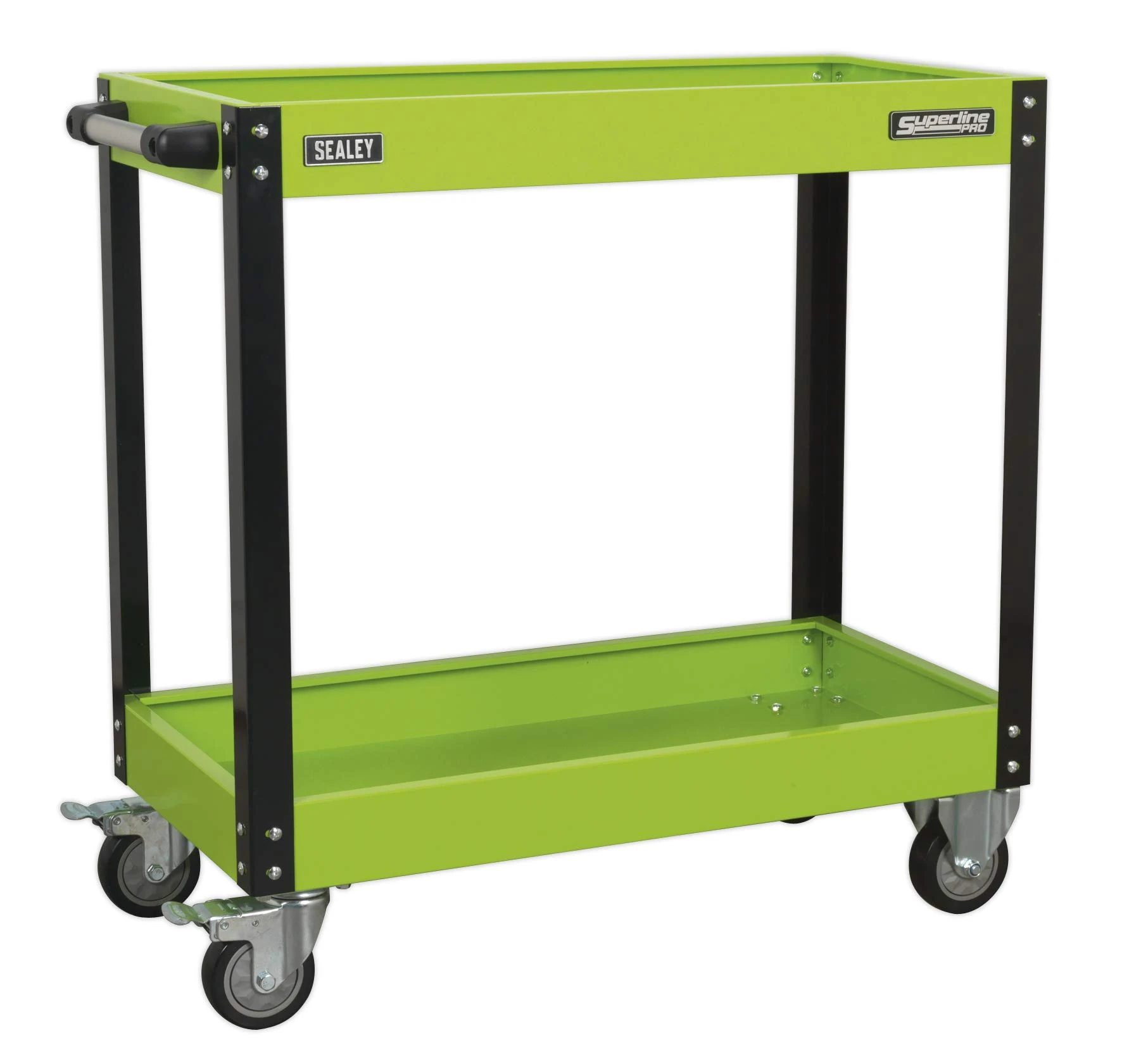 Sealey Cx109Hv Workshop Trolley 2-Level Heavy-Duty - Hi-Vis Green