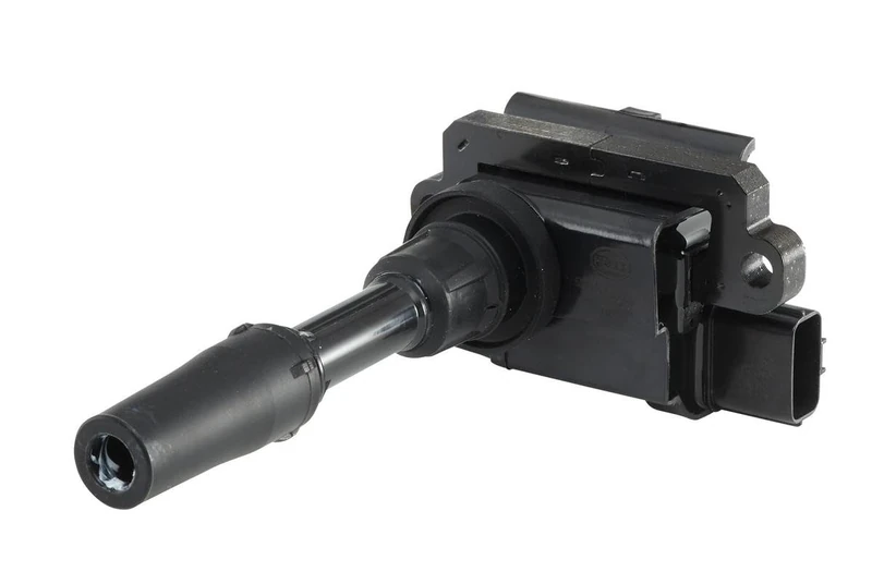 HELLA 5DA 358 000-661 Ignition Coil - 12V - 3-pin connector - Flush-Fitting Pencil Ignition Coils - Bolted