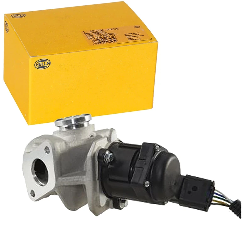HELLA 6NU 010 171-651 EGR Valve - Electronic - 5-pin connector - with seal - with clamp
