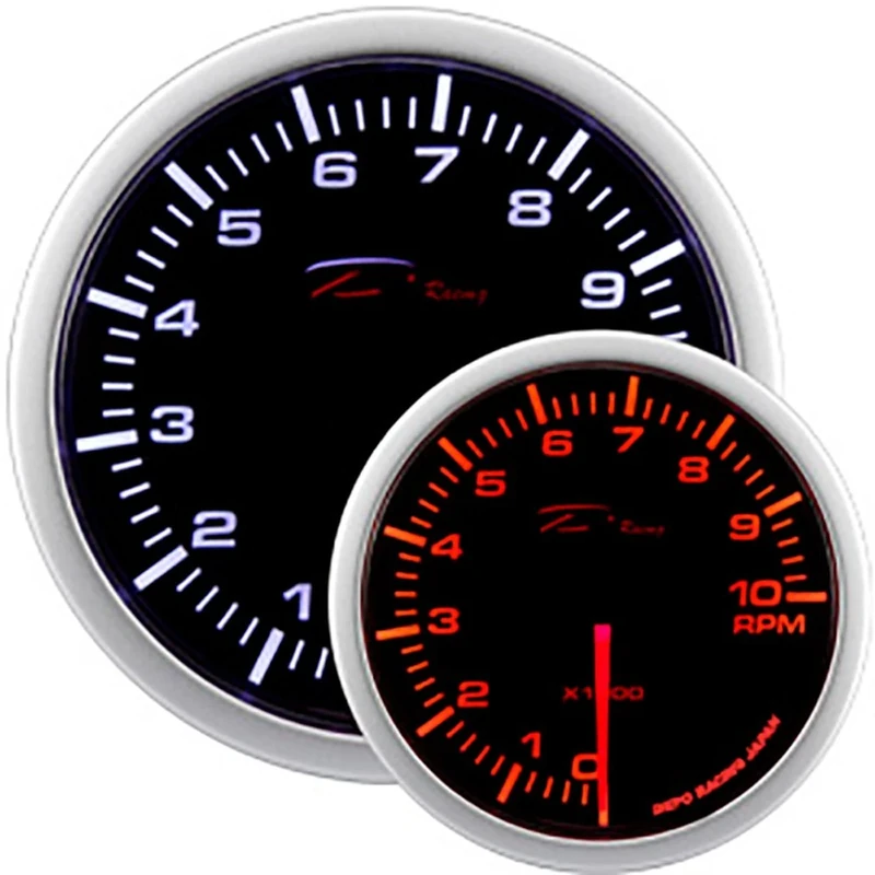 Depo Racing WA-Series Instrument/Gauge - Tacho 0-10.000rpm - 52mm