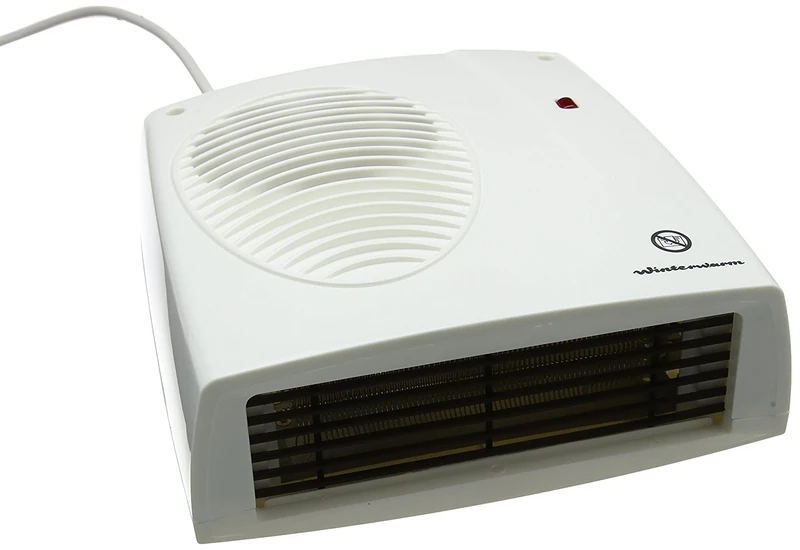 Winterwarm WWDF20E 2KW Downflow Heater IP22 Rated, Pull Cord, 30 Minute Run Time, Automatic Shut-off, Over Heat Protection - White