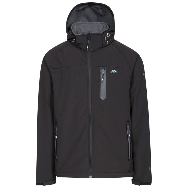 Trespass Mens Softshell Jacket Water Resistant Windproof Outdoor Coat Accelerato - Image 1