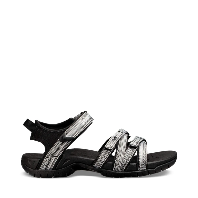 Teva Tira, Women Heels Sandals Open Toe Sandals, Black (Black/White Multi Bwml), 3 UK (36 EU)