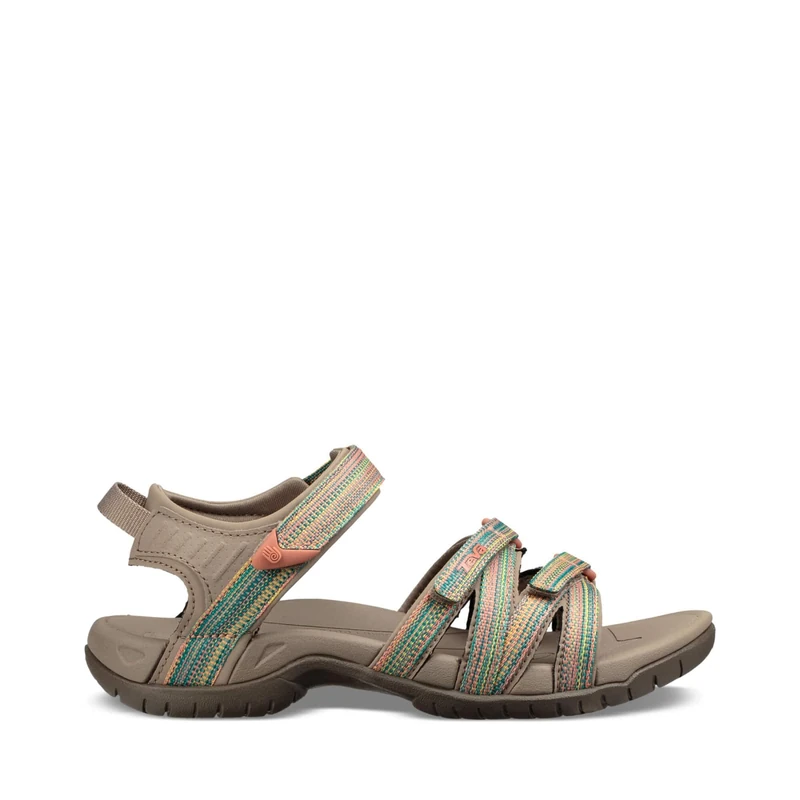 Teva Tira, Women Heels Sandals Open Toe Sandals, Multicolour (Taupe Multi Tpm), 4 UK (37 EU)