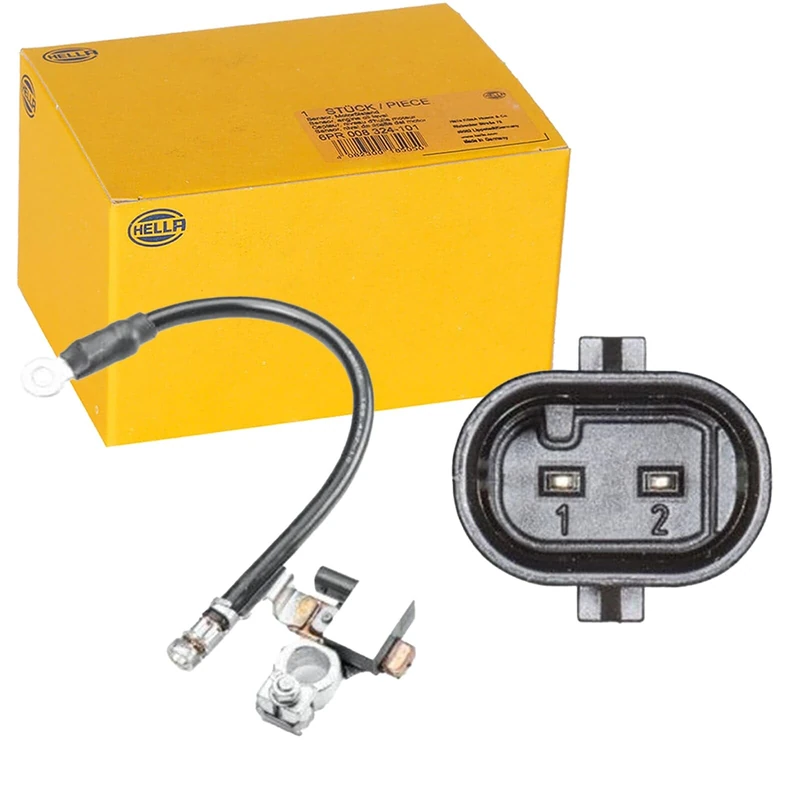 HELLA 6PK 011 190-901 Sensor, battery management - 12V - Bolted - Cable: 280mm
