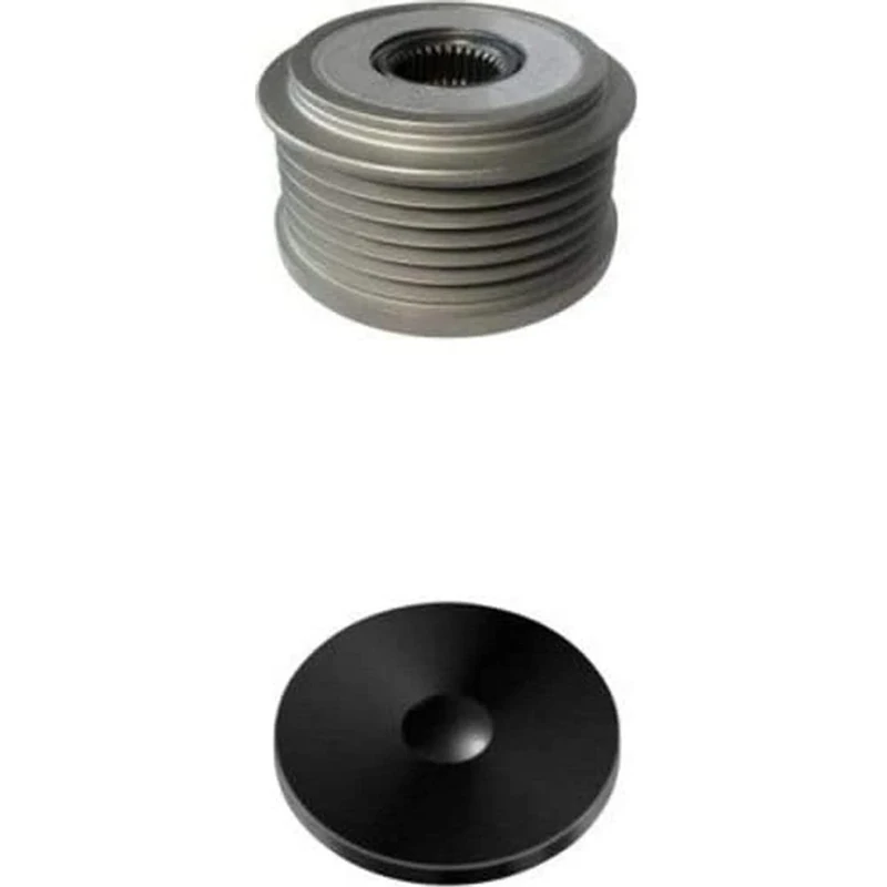 HELLA 9XU 358 038-821 Alternator Freewheel Clutch - Thread Size: M17x1,5 - Number of grooves: 6 - with cap