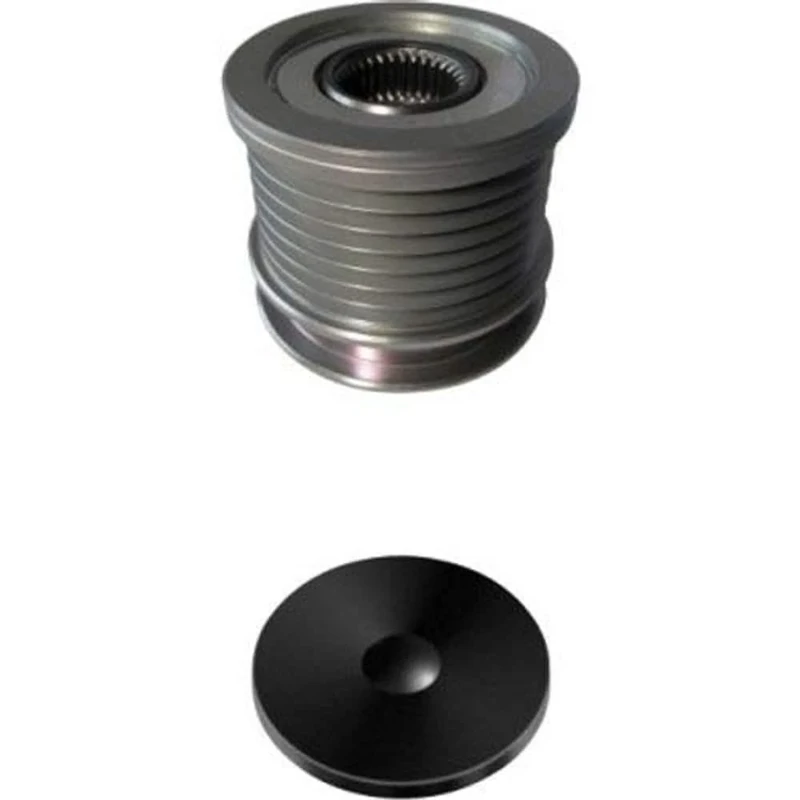HELLA 9XU 358 038-851 Alternator Freewheel Clutch - Thread Size: M16x1,5 - Number of grooves: 7 - with cap - Image 1