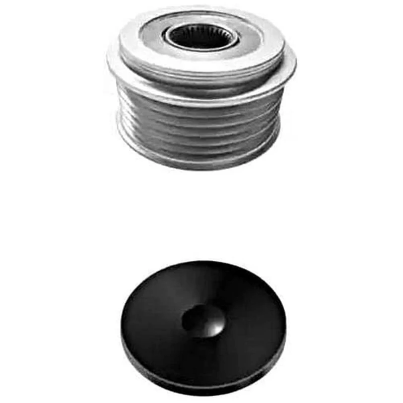 HELLA 9XU 358 039-131 Alternator Freewheel Clutch - Thread Size: M16x1,5 - Number of grooves: 6 - with cap