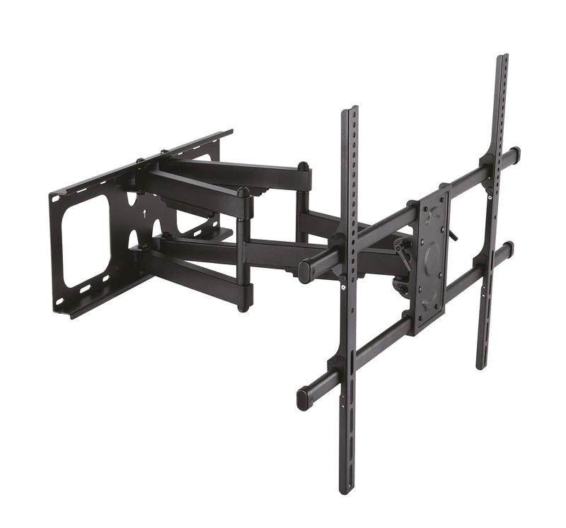 Value | Solid Articulating Wall Mount TV Holder | Up To 228.6cm (50" – 90") | Black - Image 1